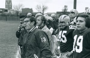 Jerry Schweickert guides the 1973 Blue Streaks 