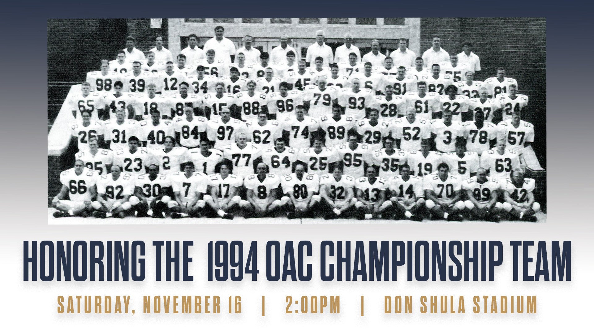 Honoring the 1994 OAC Champions