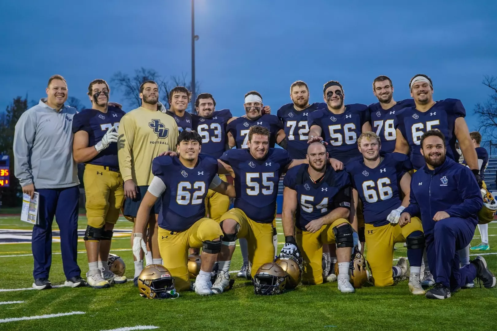 John Carroll Offensive Line Garners Spot on D3football.com Team of the Week