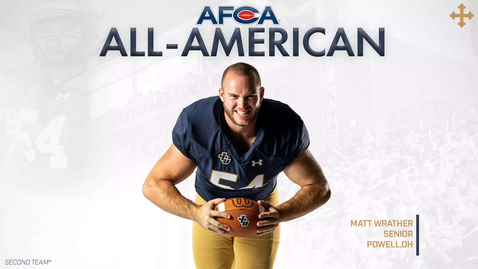 Matt Wrather Selected to AFCA Division III Coaches All-America Second Team